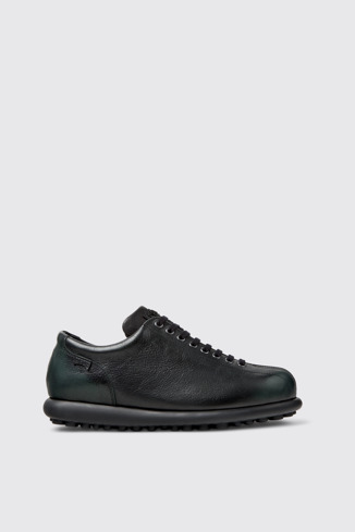 Side view of Twins Multicolor Leather Shoes for Men.