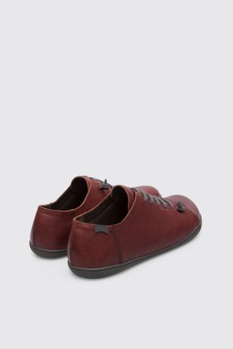 Back view of Peu Burgundy casual shoe for men