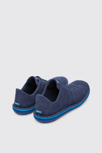 Back view of Beetle Navy lightweight shoe for men