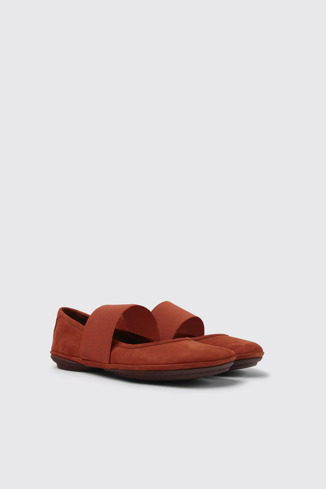 Right Zapatos de piel rojos para mujer