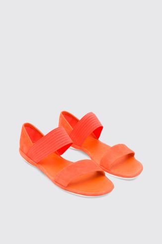 Front view of Right Orange Sandals for Women