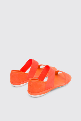 Back view of Right Orange Sandals for Women