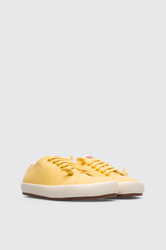 Alternative image of 21897-060 - Peu Rambla - Yellow sneaker for women.