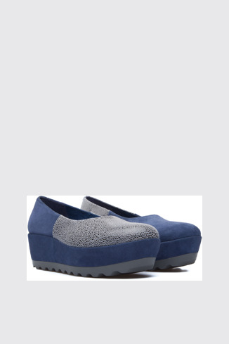 Front view of Twins Multicolor Platforms / Wedges for Women