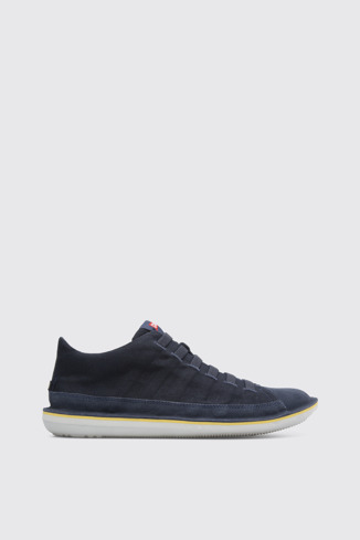 Side view of Beetle Blue boot for men