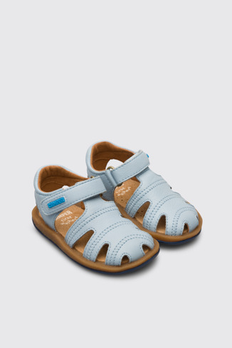 Alternative image of 80372-063 - Bicho - Light blue sandal with velcro for kids