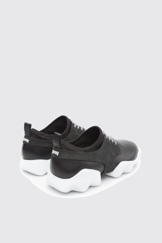 Back view of Dub Black Sneakers for Men