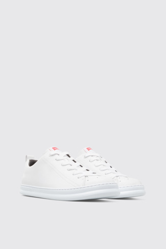 Front view of Runner White Sneakers for Men
