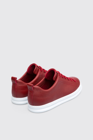 Back view of Runner Red Sneakers for Men