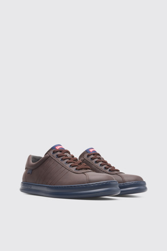 Front view of Runner Brown Sneakers for Men