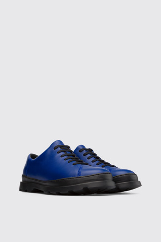 Front view of Brutus Blue Formal Shoes for Men