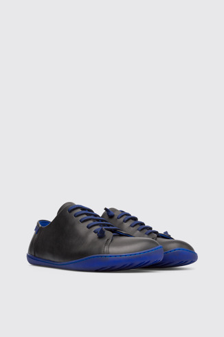 Front view of Peu Black Casual Shoes for Men