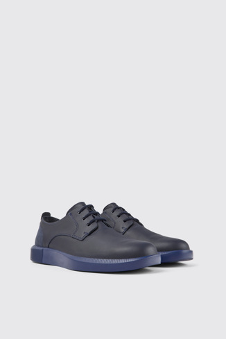 Alternative image of K100356-020 - Bill - Men’s navy shoes with laces
