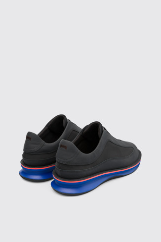 Back view of Rolling Black Sneakers for Men