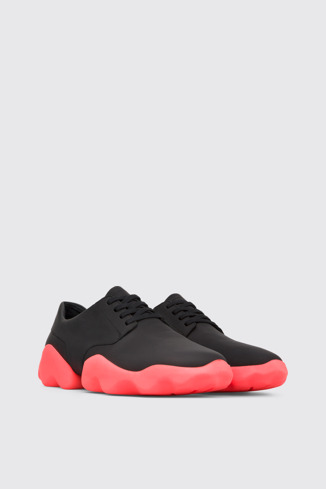 Front view of Dub Black Sneakers for Men