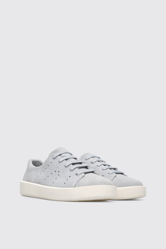 Front view of Courb Light gray men’s sneaker