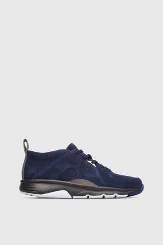 Side view of Drift Blue Sneakers for Men