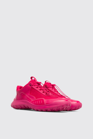 Front view of CRCLR Pink Sneakers for Men
