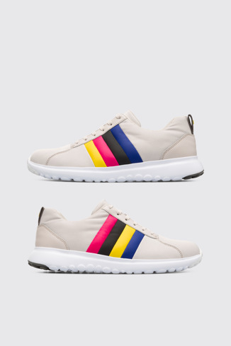 激レア❗️極美品❗️CAMPER Twins by Flat Apartment Twins Multicolor Flat Shoes for Women - Spring/Summer