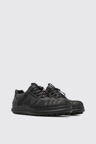 Front view of Pelotas Protect Black sneaker for men