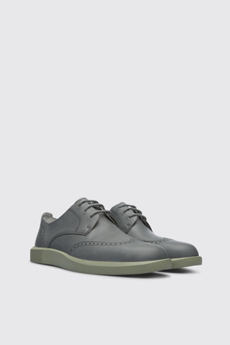 Alternative image of K100537-005 - Bill - Grey shoe for men.