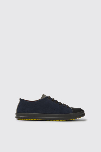 K100550-017 - Twins - Zapatos de piel gris, en color azul y verde para hombre