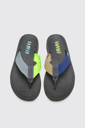 Alternative image of K100581-002 - Twins - Men’s multi-colored textile sandal.
