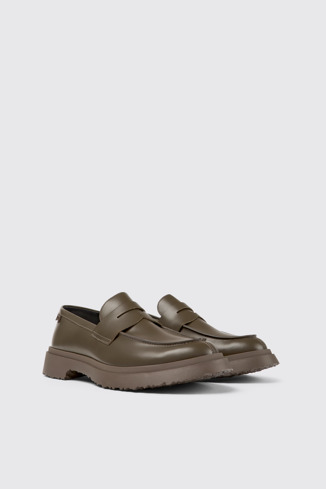 Alternative image of K100633-015 - Walden - Brown leather loafers for men