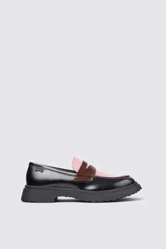 Twins Mocassins en cuir multicolore pour homme.
