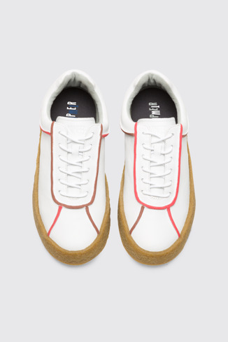 Alternative image of K100637-002 - Twins - Men's white lace up TWINS shoe