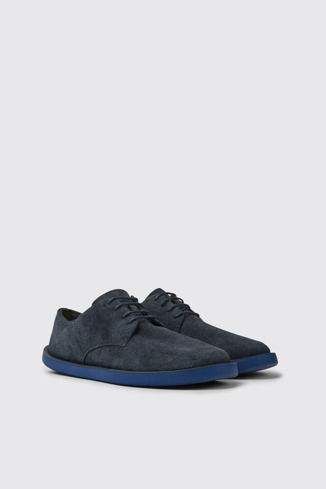 Wagon Zapatos de piel en color azul para hombre