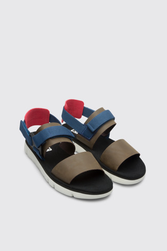 Alternative image of K100697-007 - Oruga - Multicolored sandal for men.