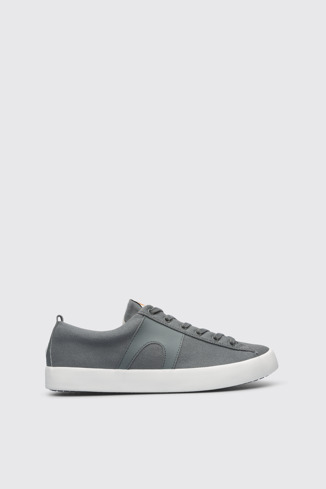 Side view of Imar Grey sneaker for men