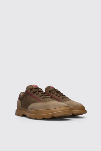Alternative image of K100711-003 - Brutus - Sneaker for men in brown.