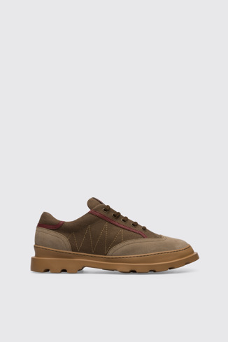 Side view of Brutus Sneaker for men in brown