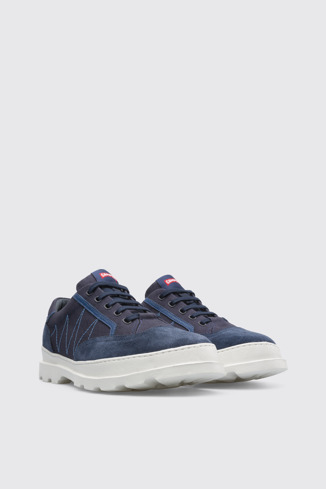 Front view of Brutus Blue sneaker for men