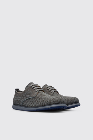 Alternative image of K100733-003 - Smith - Dark grey shoe for men.