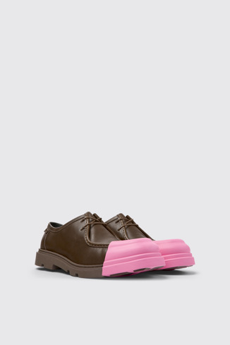 Alternative image of K100872-008 - Junction - Brown leather shoes for men