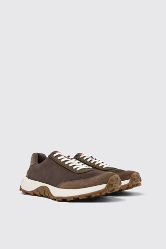Drift Trail Sneakers marrones de nobuk para hombre.