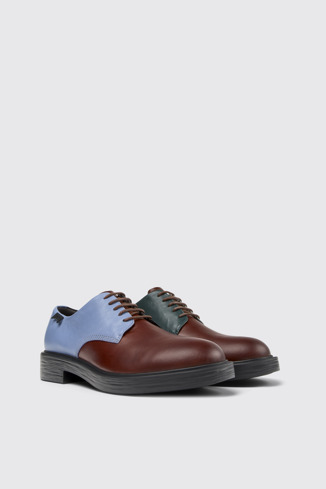 Twins Chaussures en cuir multicolore pour homme.