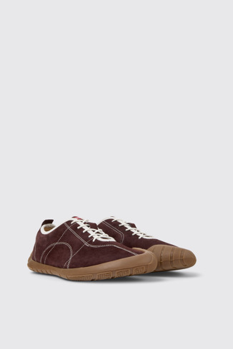 Peu Path Sneakers burdeos de nobuk para hombre.
