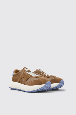 Pelotas Athens Baskets multicolores en cuir et nubuck pour homme.