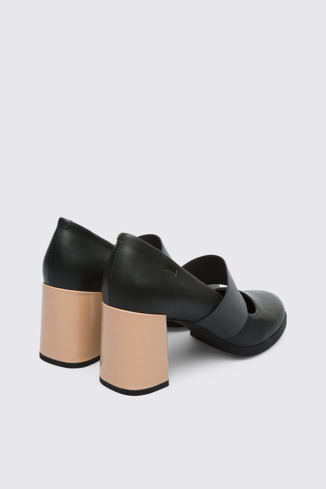 Back view of Kara Grey Heels for Women