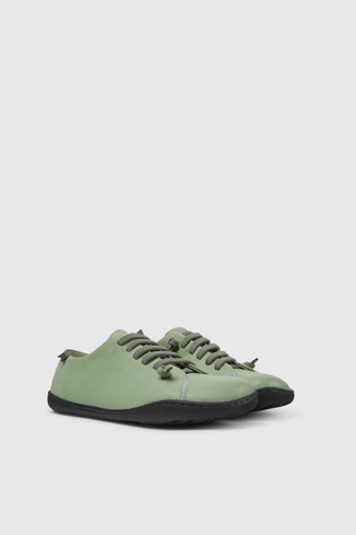 Front view of Peu Green shoes for women