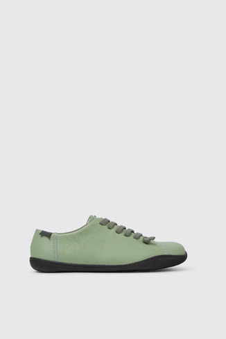 Side view of Peu Green shoes for women