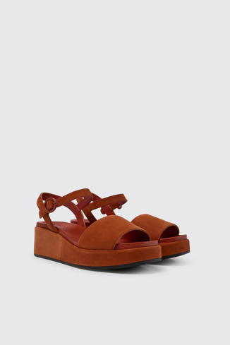 Misia Sandalias de piel en color rojo para mujer