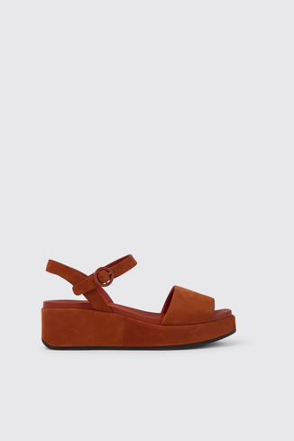 Misia Sandalias de piel en color rojo para mujer