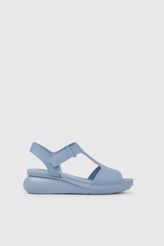 Balloon Sandalias de piel en en color azul claro para mujer