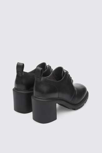 Back view of Whitnee Black Heels for Women