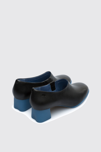 Back view of Katie Black Formal Shoes for Women